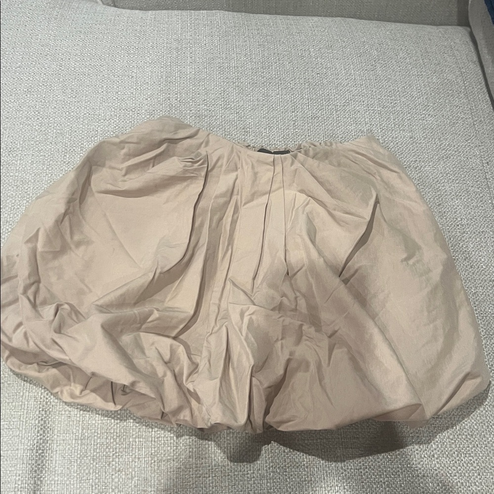 Beige Bubble Skirt